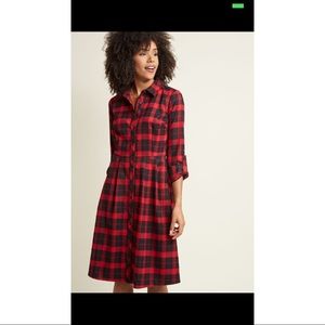 ModCloth Jam Girl shirt dress